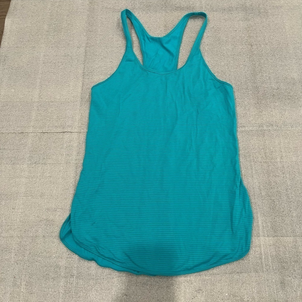 [6/8]Lululemon Teal Racerback Tank Top